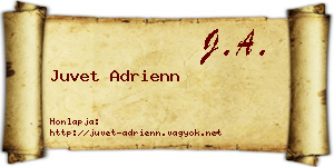 Juvet Adrienn névjegykártya